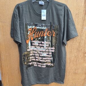 Graphic T-Shirt with Hunter Design